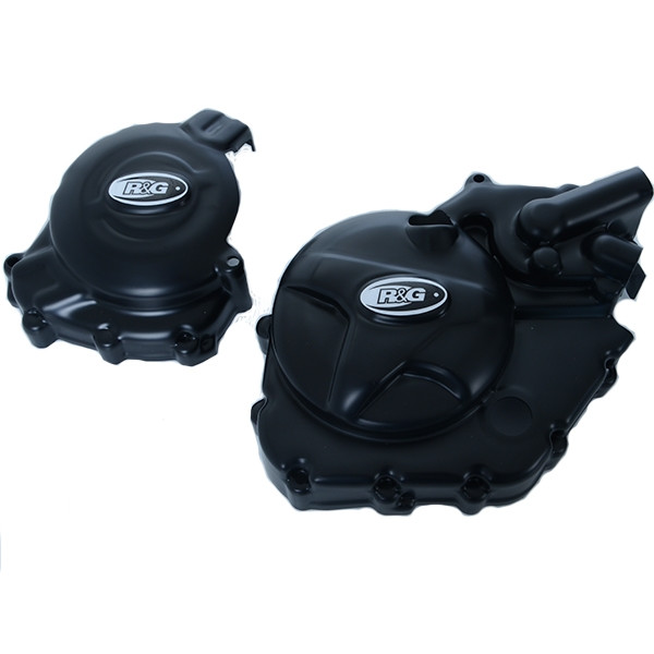 R&G Engine Case Cover Kit (2pc) for Suzuki SV650 '16- & SV650X '18-